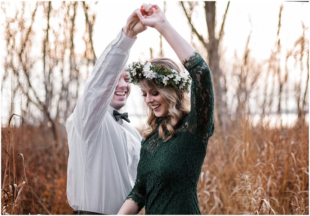 We will ask you to dance and twirl during your engagement session.